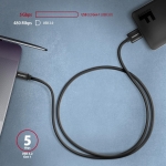 CABLE USB-C TO MICRO-B 1M/SPEED BLK BUMM3-CM10AB AXAGON - Image 4