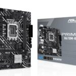 ASUS Mainboard|ASUS|Intel H610|LGA1700|Micro-ATX|Memory DDR5|Memory slots 2|1xPCI-Express 3.0 1x|1xPCI-Express 4.0 16x|1xM.2|1x15pin D-sub|1xHDMI|4xUSB 2.0|2xUSB 3.2|1xPS/2|1xRJ45|3xAudio port|PRIMEH610M-K