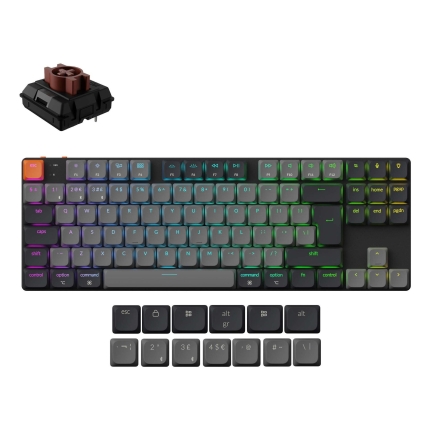 KEYCHRON KEYBOARD WRL K1/BLACK K1X-A3 KEYCHRON