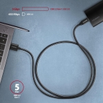 CABLE USB-C TO USB3.2 1.5M/BLACK BUCM3-AM15AB AXAGON - Image 5