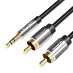 CABLE AUDIO 3.5MM TO 2XRCA/2M BCFBH VENTION