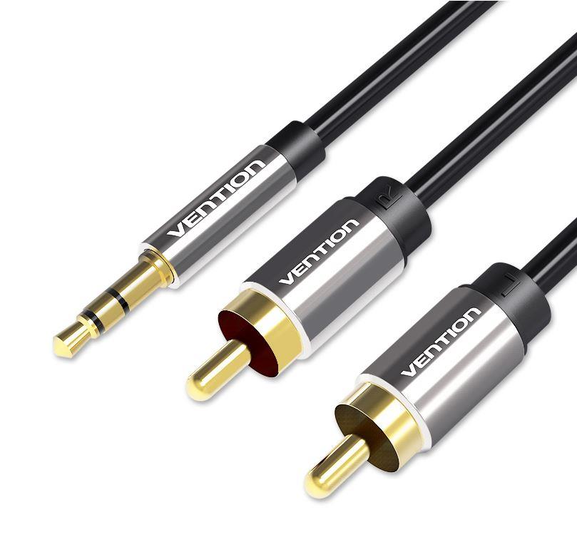 c280723d-802a-477f-b9cb-43c00fc2cb78 CABLE AUDIO 3.5MM TO 2XRCA/2M BCFBH VENTION - Image 1