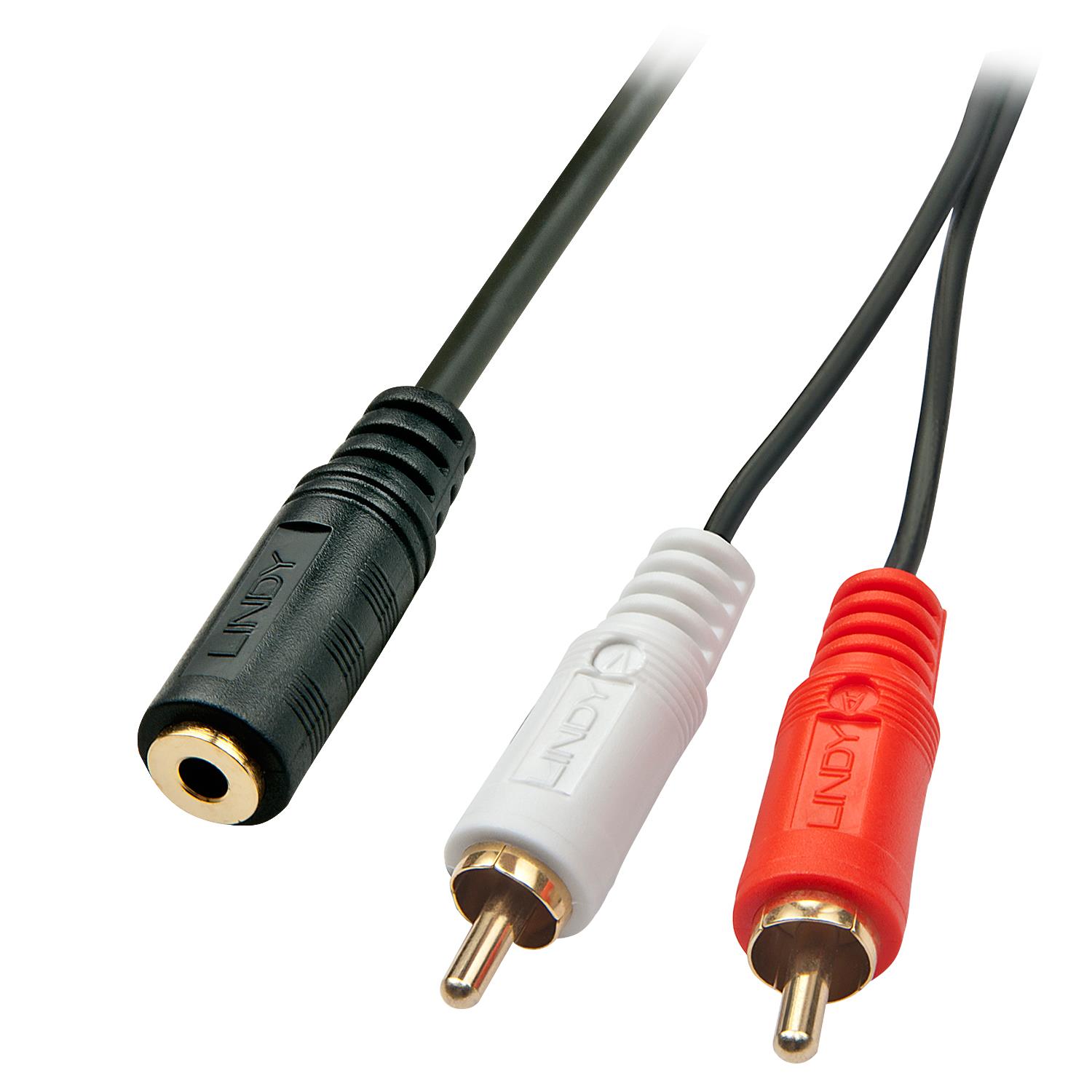 c397f935-1ba5-4ea5-94a1-f2d145815da7 CABLE ADAPTER AUDIO/VIDEO/0.25M 35677 LINDY - Image 1