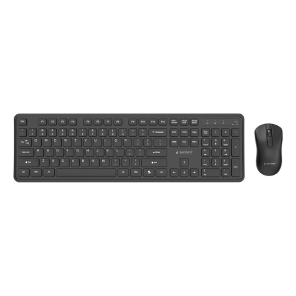 GEMBIRD KEYBOARD +MOUSE WRL ENG/BK KBS-WPS-01 GEMBIRD
