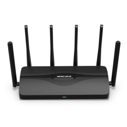 MERCUSYS Wireless Router|MERCUSYS|Router|IEEE 802.11a/b/g|IEEE 802.11n|IEEE 802.11ac|IEEE 802.11ax|3x2.5GbE|LAN  WAN ports 1|Number of antennas 6|MR47BE