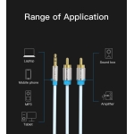 CABLE AUDIO 3.5MM TO 2XRCA/1.5M BCFBG VENTION - Image 10