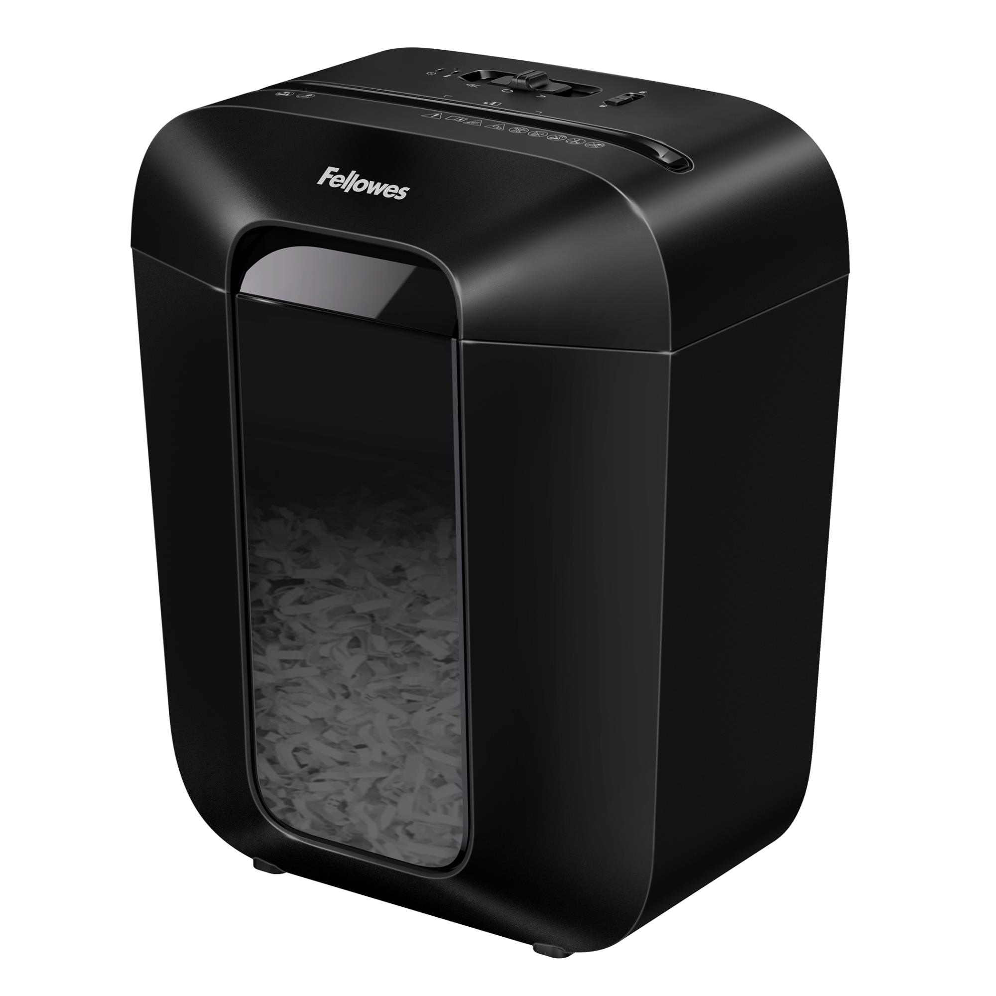 c851d69e-ac5a-422e-800f-9a44e846d6ec-1 FELLOWES SHREDDER POWERSHRED LX45/BLACK 4400501 FELLOWES - Image 1