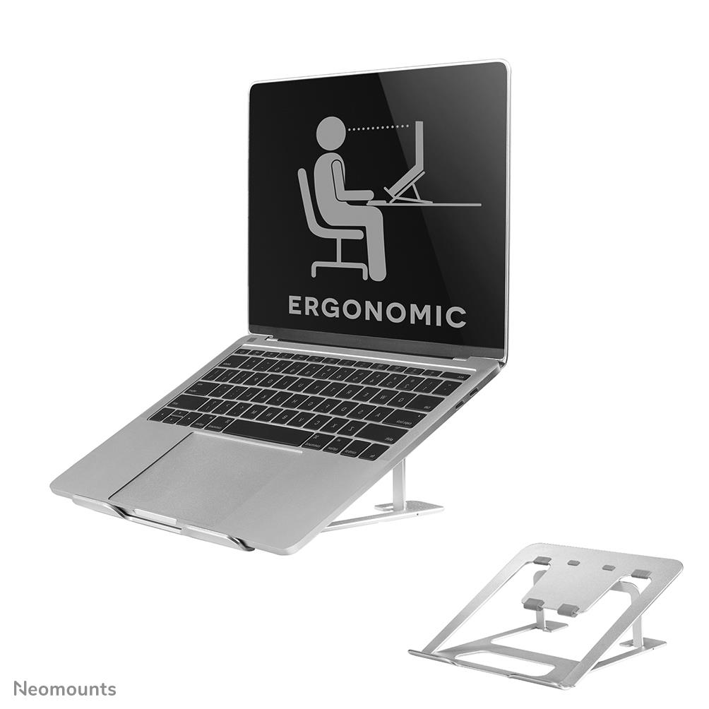 ca2e757d-267c-42b4-9851-cd4c8f7ddf6b NEOMOUNTS NB ACC DESK STAND 10-17"/NSLS085SILVER NEOMOUNTS - Image 1