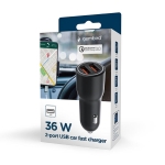MOBILE CHARGER CAR USB 2PORT/TA-UC-A2QC36-CAR-01 GEMBIRD - Image 8