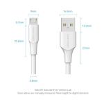 CABLE USB2.0 TO MICRO-B/1M WHITE CTIWF VENTION - Image 13