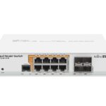 MIKROTIK NET ROUTER/SWITCH 8PORT 1000M/4SFP CRS112-8P-4S-IN MIKROTIK