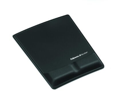 FELLOWES MOUSE PAD WRIST SUPPORT/BLACK 9181201 FELLOWES