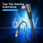 CABLE USB-C TO USB-C/1M GRAY TRAHF VENTION - Image 2