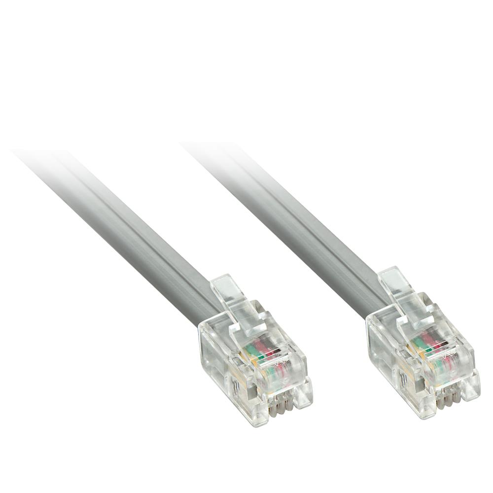 d3ff853a-e8ca-4951-863b-6cc269aceb52 CABLE RJ-10/4 3M/34203 LINDY - Image 1