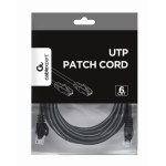PATCH CABLE CAT6 UTP 5M/BLACK PP6U-5M/BK GEMBIRD - Image 2