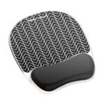 FELLOWES MOUSE PAD PHOTO GEL/CHEVRON 9653401 FELLOWES