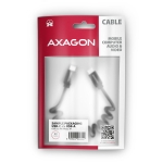 CABLE USB-C TO USB-C 1.1M 60W/TWISTER BLK BUCM-CM20TB AXAGON - Image 8