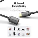 CABLE HDMI MALE/FEMALE 4K/2M BLACK AHCBH VENTION - Image 11