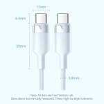 CABLE USB-C TO USB-C/2M BLUE TRDSH VENTION - Image 14