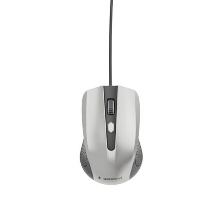 GEMBIRD MOUSE USB OPTICAL BLACK/SILVER/MUS-4B-01-BS GEMBIRD
