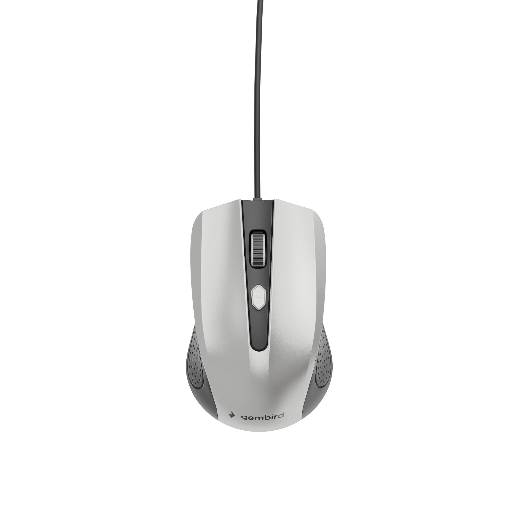 d6d18656-f078-4ead-b814-389393d040b6-1 GEMBIRD MOUSE USB OPTICAL BLACK/SILVER/MUS-4B-01-BS GEMBIRD - Image 1