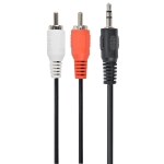 CABLE AUDIO 3.5MM TO 2RCA 5M/CCA-458-5M GEMBIRD