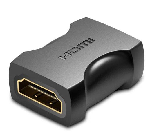 d87b13a0-30fe-4e40-9a35-d5582f25721e I/O COUPLER HDMI FEM TO FEM/BLACK AIRB0 VENTION - Image 1
