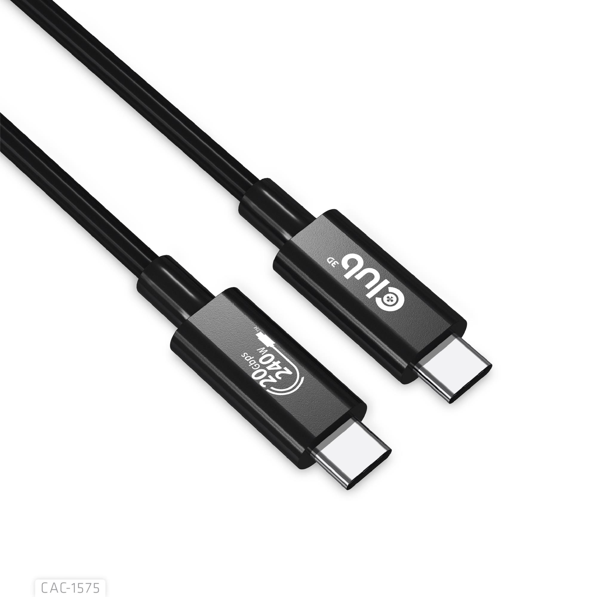 d8acb23f-54ef-4e17-b684-77556060e2a1 CLUB3D CABLE USB-C TO USB-C 2M/M/M CAC-1575 CLUB3D - Image 1