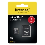 MEMORY MICRO SDHC 8GB C10/W/ADAPTER 3413460 INTENSO - Image 4