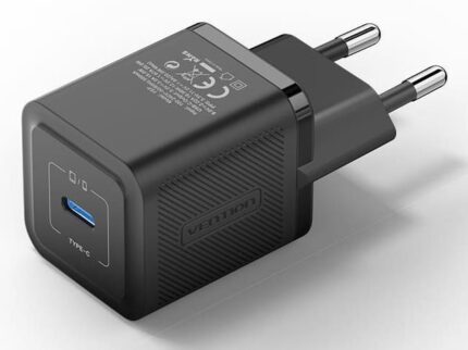 VENTION MOBILE CHARGER WALL 20W USB-C/1P BLACK FEPB0-EU VENTION