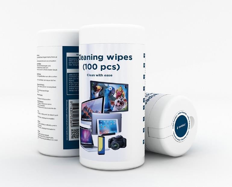 d9c28658-5d47-44ce-a4c1-7954e72b1fbc CLEANING WIPES 100PCS/CK-AWW100-01 GEMBIRD - Image 1