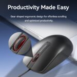MOUSE USB OPTICAL BLACK/KTABG VENTION - Image 8