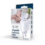 CHARGER USB UNIVERSAL WHITE/2P TA-UC-2A12-01 GEMBIRD - Image 8