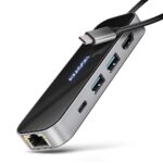 AXAGON I/O HUB USB-C 6IN1/GLASS 0.2M HMC-6GLN AXAGON
