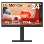LG LCD Monitor|LG|23.8"|Business|Panel IPS|1920x1080|16:9|100Hz|5 ms|Speakers|Swivel|Pivot|Height adjustable|Tilt|24BA750-B