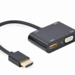 GEMBIRD I/O ADAPTER HDMI TO HDMI/VGA/A-HDMIM-HDMIFVGAF-01 GEMBIRD