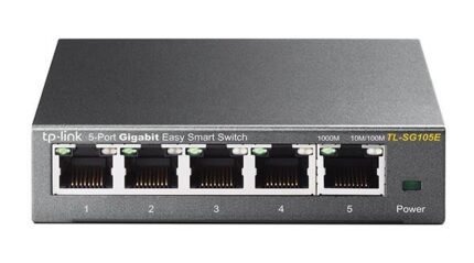 TP-LINK Switch|TP-LINK|5x10Base-T / 100Base-TX / 1000Base-T|TL-SG105E