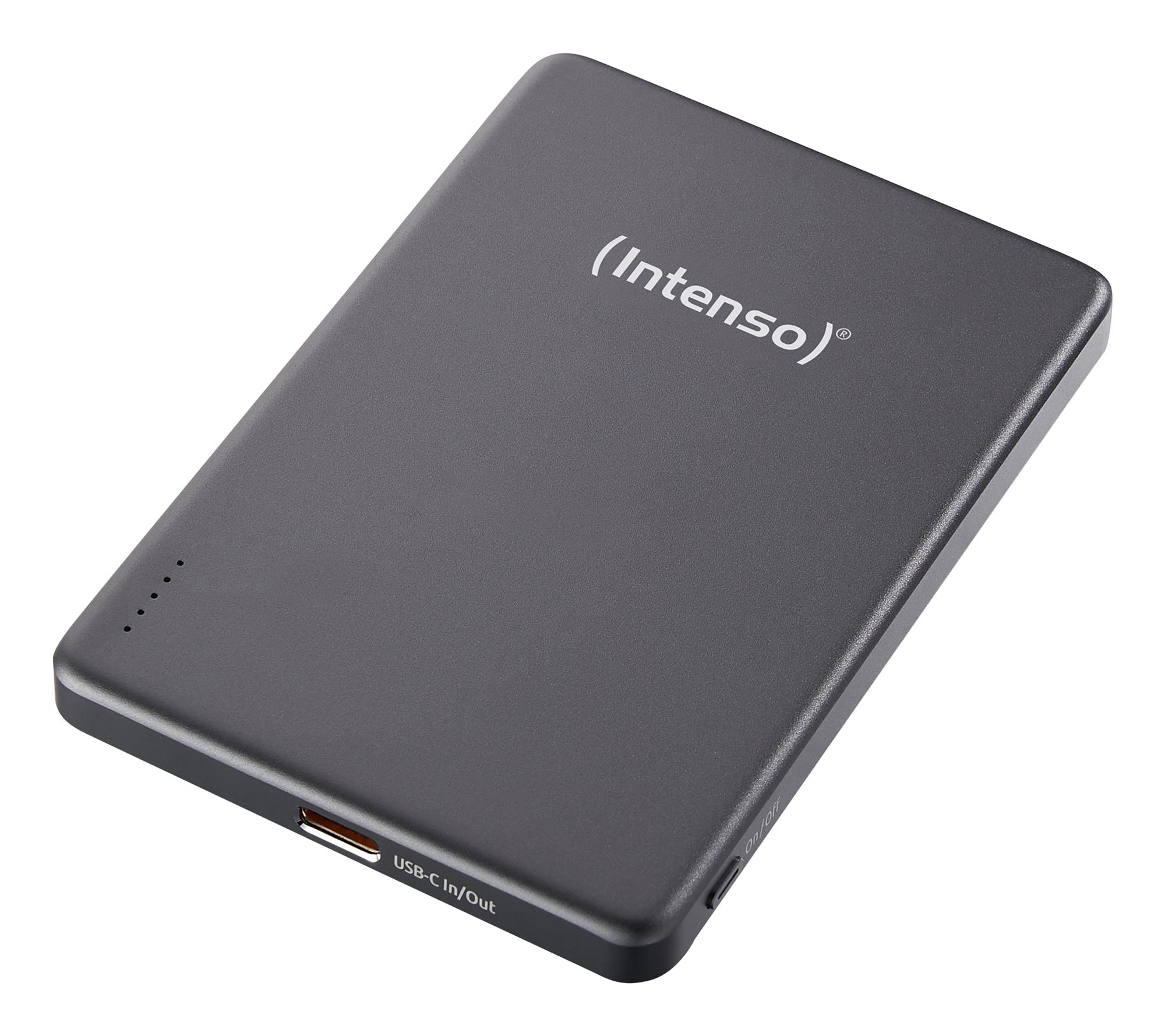 e01737a9-865a-4a8d-bdcd-9e7b68141eed INTENSO POWER BANK USB 5000MAH MAG/GREY 7344024 INTENSO - Image 1
