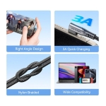 CABLE USB-C TO USB-C/1M GRAY TRAHF VENTION - Image 3