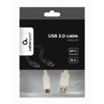 CABLE USB-C TO USB3 0.1M WHITE/CCP-USB3-AMCM-W-0.1M GEMBIRD - Image 3