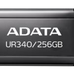 ADATA MEMORY DRIVE FLASH USB3.2 256G/BLACK AROY-UR340-256GBK ADATA