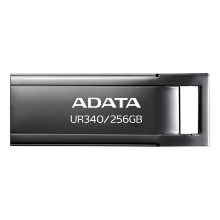 ADATA MEMORY DRIVE FLASH USB3.2 256G/BLACK AROY-UR340-256GBK ADATA