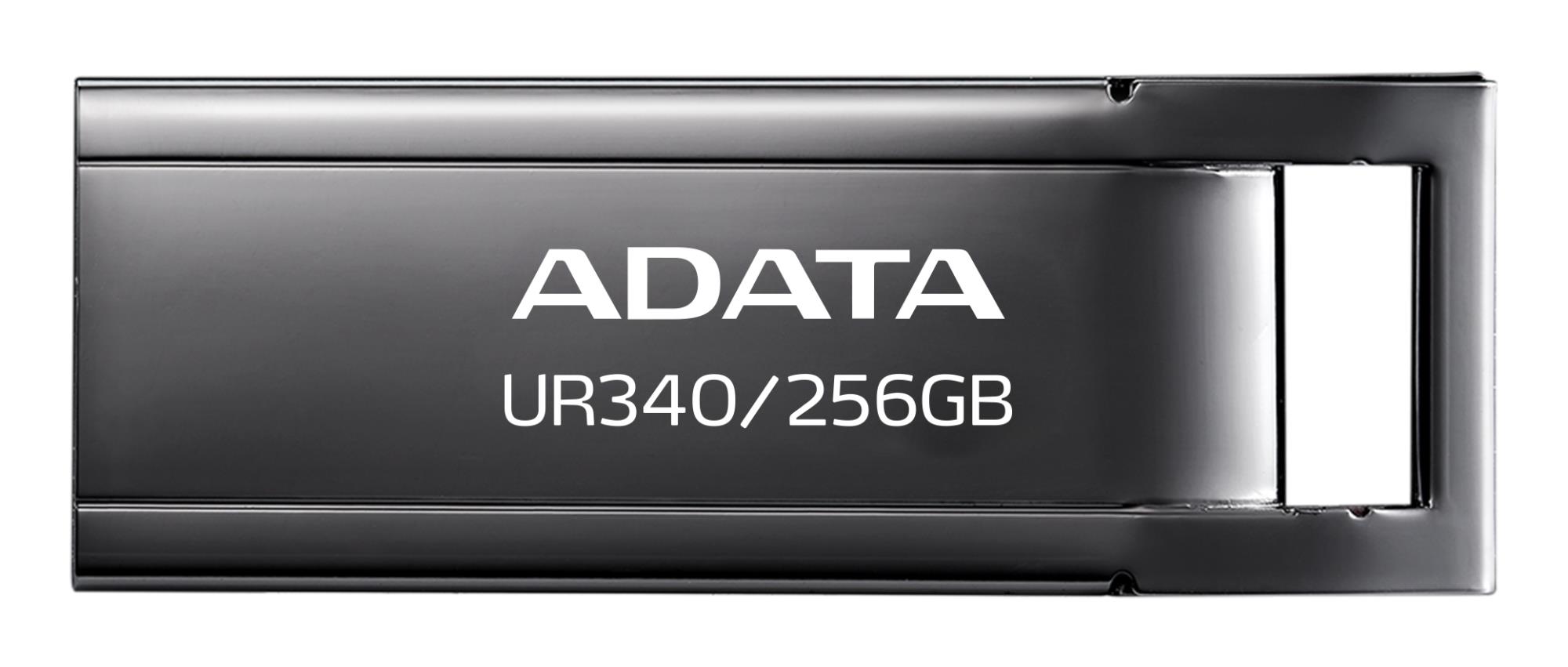 e15e3f75-a286-4994-b242-f4f6951c419f-1 ADATA MEMORY DRIVE FLASH USB3.2 256G/BLACK AROY-UR340-256GBK ADATA - Image 1