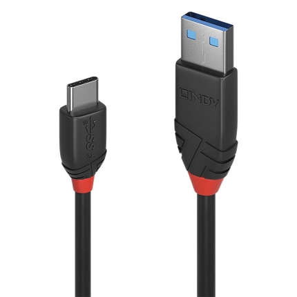 LINDY CABLE USB3.2 A-C 0.5M/BLACK 36915 LINDY