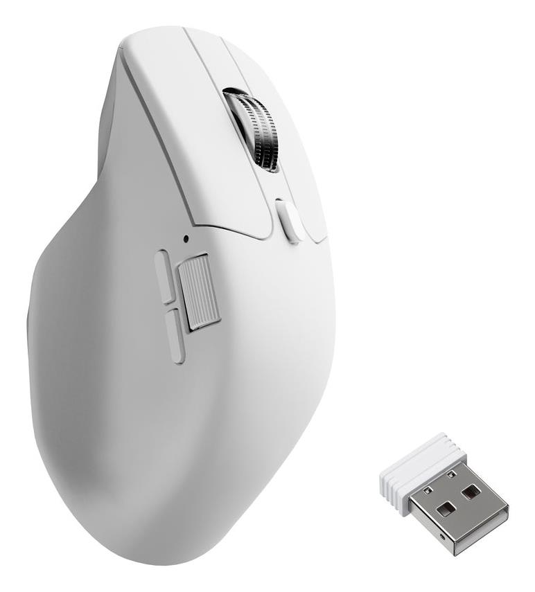 e18df367-4727-4850-b488-6c89456e5b9c-1 KEYCHRON MOUSE USB OPTICAL WRL M6/WHITE M6S-A24 KEYCHRON - Image 1