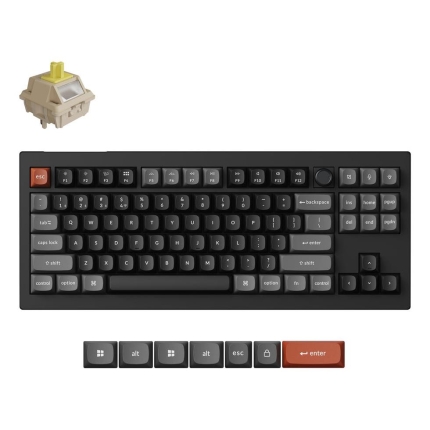 KEYCHRON KEYBOARD WRL V3 ULTRA/BLACK V3U-D4 KEYCHRON