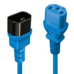 LINDY CABLE POWER IEC EXTENSION 1M/BLUE 30471 LINDY