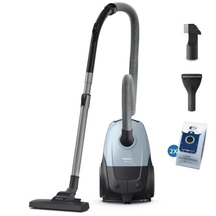 PHILIPS Vacuum Cleaner|PHILIPS|Input power 800 W|Dust capacity 3 L|Cylinder vacuum|Cleaning type Dry|Dust container Dust bag|Colour Blue|XD1142/10