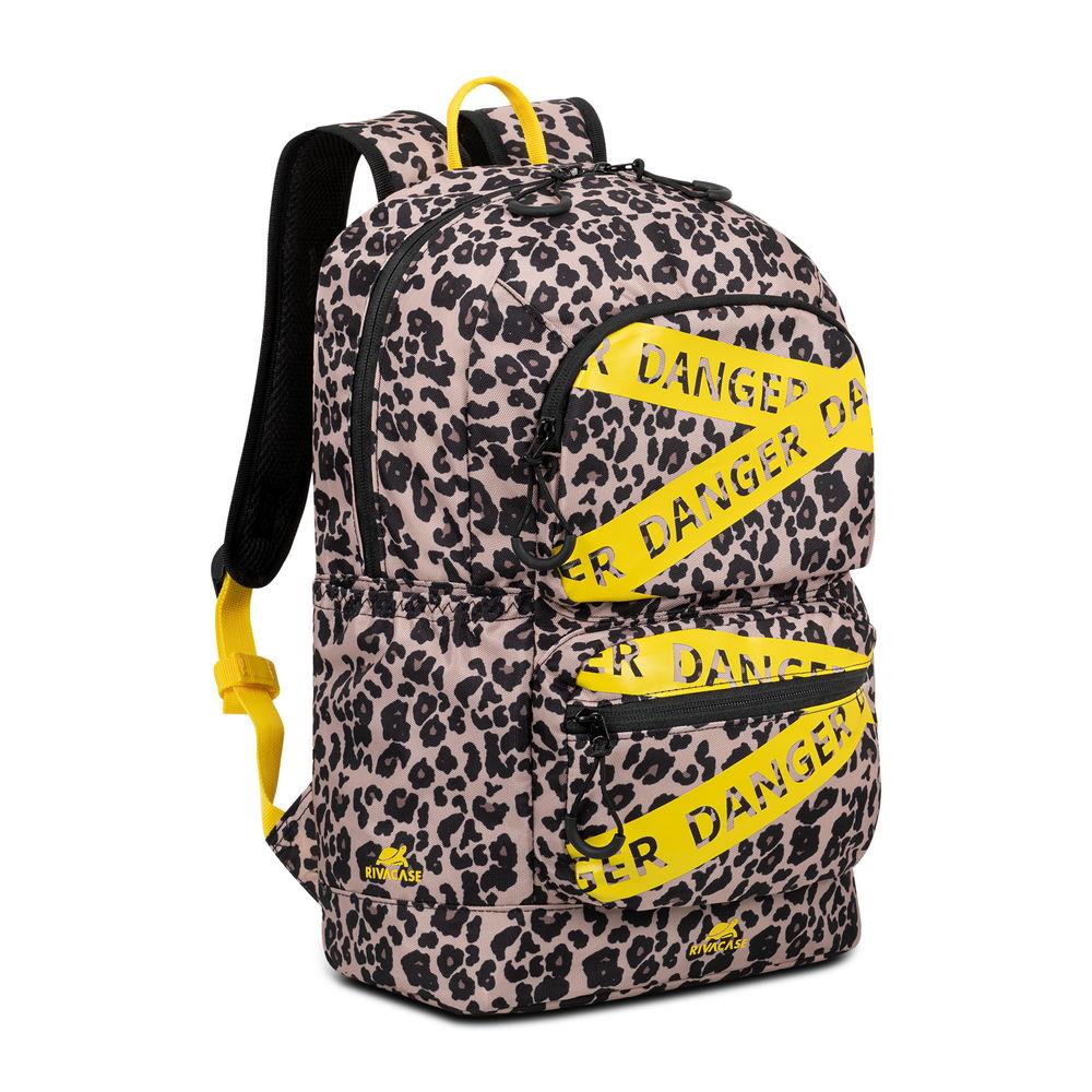 e2a33ea4-44ed-407a-8cca-ce8dee63f508-1 RIVACASE NB BACKPACK URBAN 14L 13.3"/5421 LEOPARD RIVACASE - Image 1