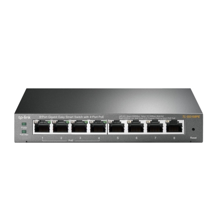 TP-LINK Switch|TP-LINK|PoE ports 4|TL-SG108PE